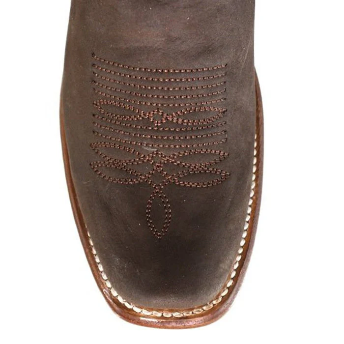 Botas de Cuero Crazy en Horma Dubai para Dama Color Cafe - Image 3