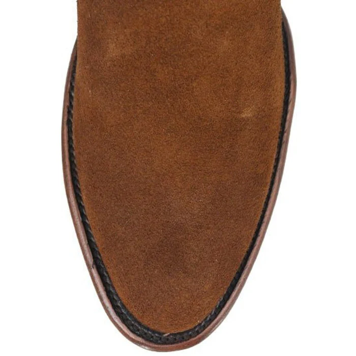 Botas de Cuero Gamuza Original en Horma Roper Color Cognac - Image 3