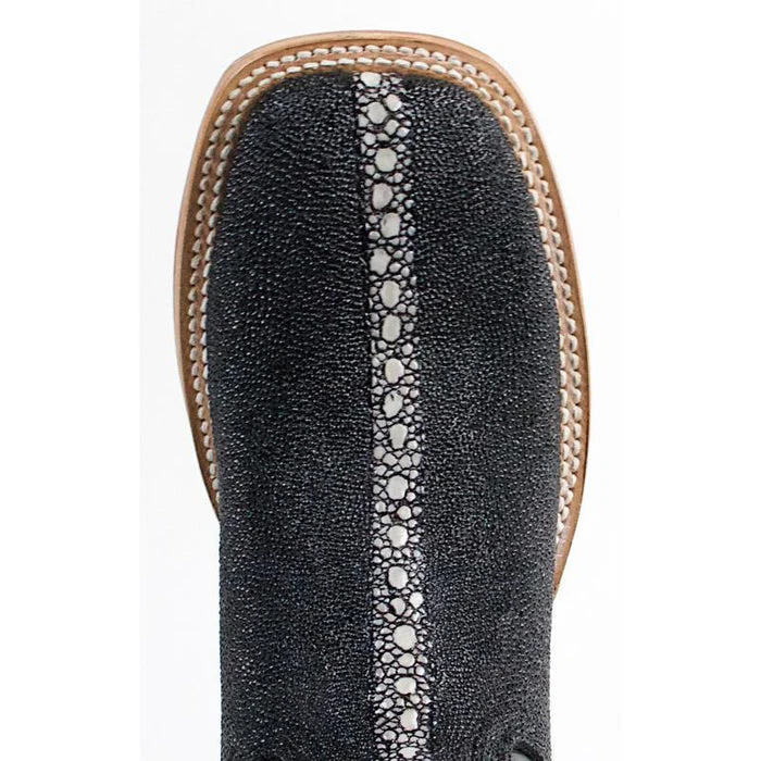 Botas de Mantarraya PC Grabada Horma Rodeo Cuadrada - Image 6