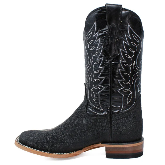 Botas de Mantarraya PS Grabada Horma Rodeo Cuadrada - Image 4