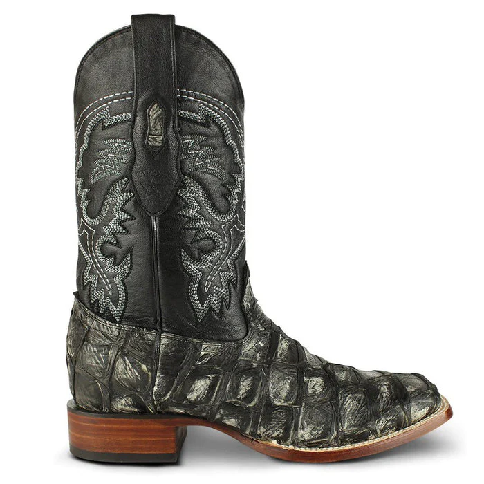 Botas de Pescado Pirarucu Original en Horma Rodeo Cuadrada - Image 2