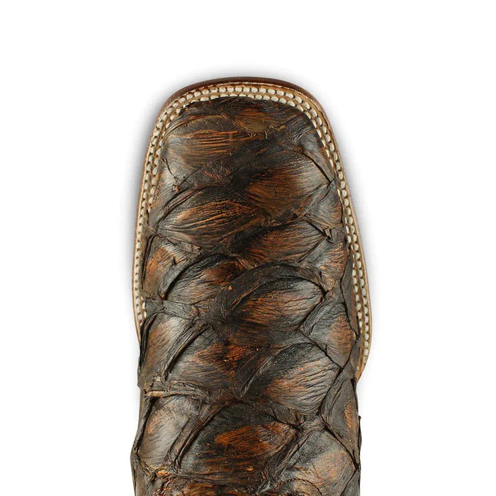 Botas de Pescado Pirarucu Original en Horma Rodeo Cuadrada - Image 3