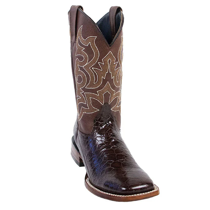 Botas de Tortuga Grabada Horma Rodeo Cuadrada - Image 2