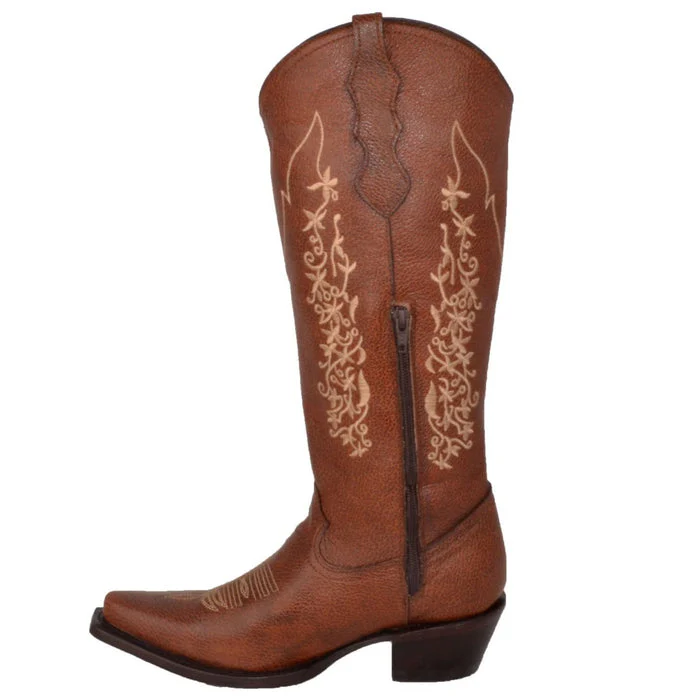 Botas de Cuero Original para Mujer Color Shedron WD - Image 4