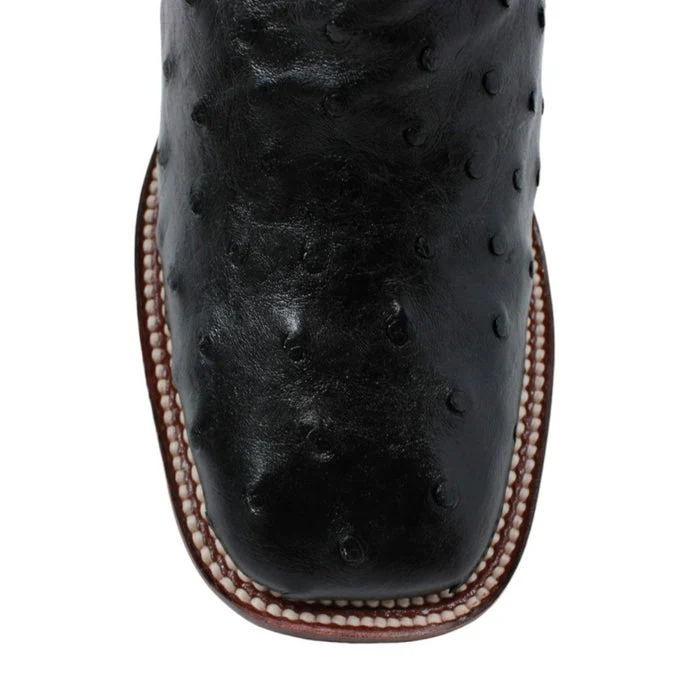 Botas de Avestruz Original en Punta Cuadrada para Dama LAB - Image 7