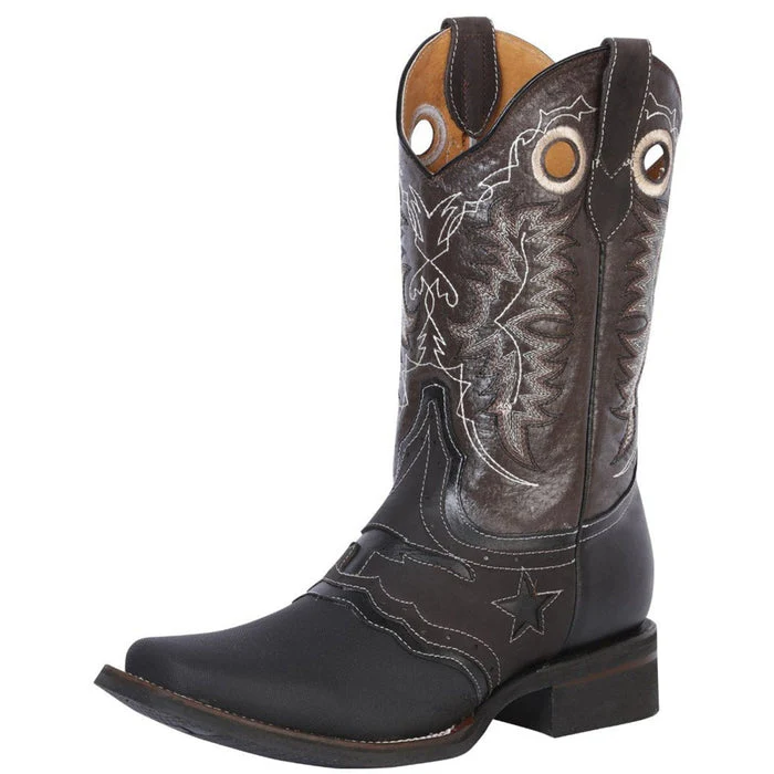 Botas Vaqueras de Cuero Crazy Original Horma Rodeo