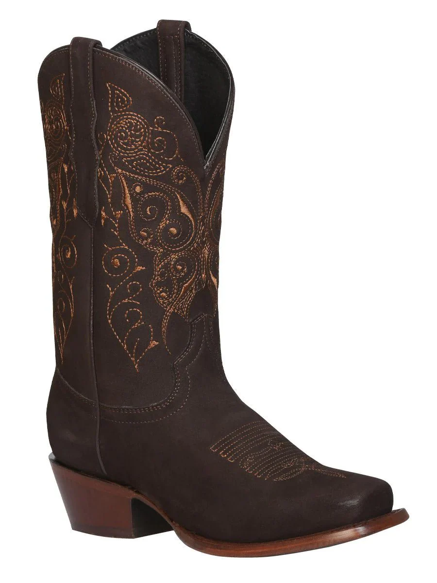 Botas de Gamuza Original para Mujer en Horma Rodeo GEN-122489