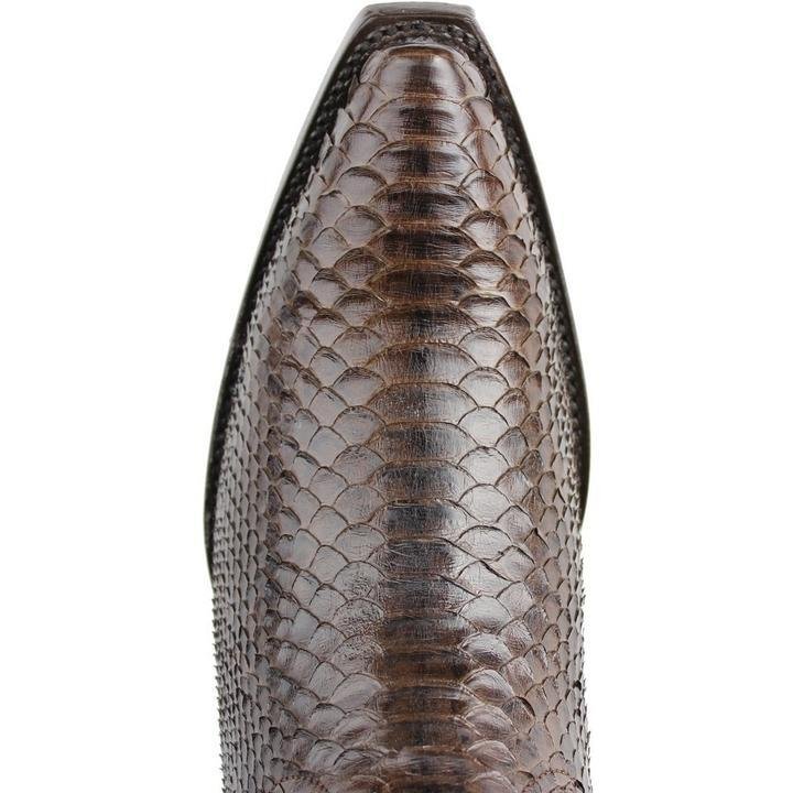 Botas Vaqueras de Piton Original en Punta Recortada para Dama WW-2345707 - Image 2