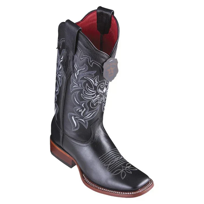 Botas Vaqueras de Cuero Vergel en Punta Cuadrada para Dama - Image 3