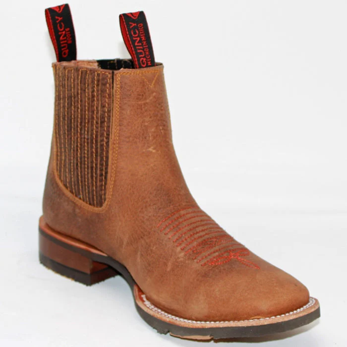 Botin Charro Quincy con Punta Cuadrada y Suela de Hule - Image 3