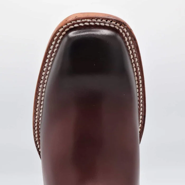 Botines Charros Quincy con Punta Cuadrada Color Vino - Image 7