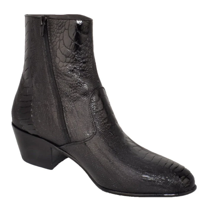 Botines Piel Avestruz Pata Horma Puntal - Image 7