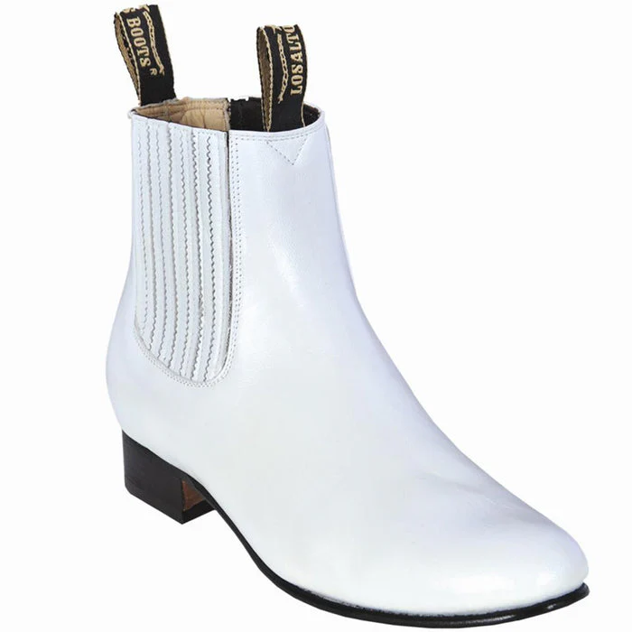 Botines de Piel de Venado Original Blanco LAB