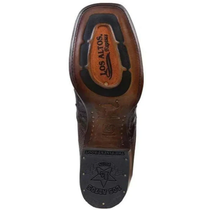Botin Vaquero de Avestruz Original Horma Cuadrada LAB - Image 5