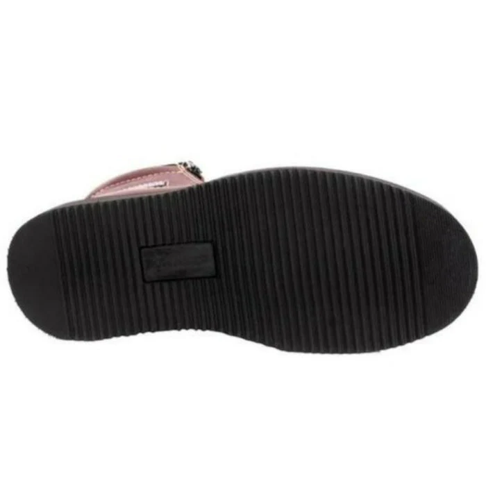 Botines de Trabajo Hammer con Doble Zipper Punta Reforzada Color Vino - Image 3