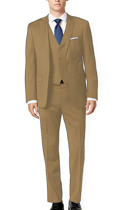 Brand: Caravelli Collezione Suit - Caravelli Suit - Caravelli Italy Caravelli Men'S 3-Piece Slim Fit 2-Button Midnight Blue Vested Dress Suit Set - Image 5