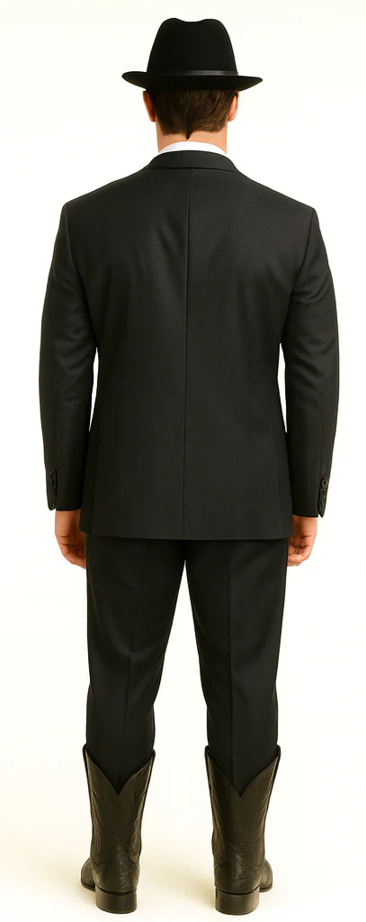 Brand: Caravelli Collezione Suit - Caravelli Suits - Caravelli italy Caravelli Men's 2 Buttons Grey 3 Piece Vested Suit - Image 2