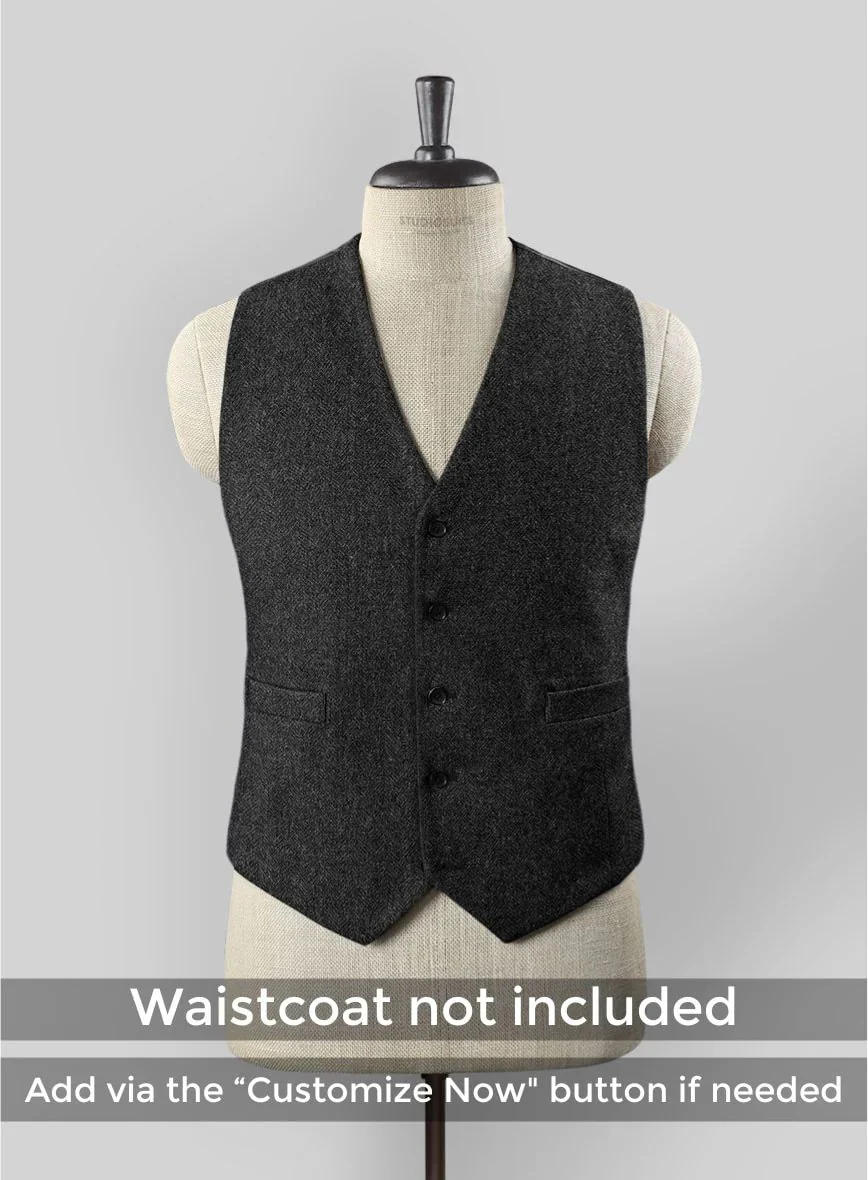 Brand New Quality 1920's English Style Peaky Blinders Style Vested Peaky Blinder Suit - Peaky Blinders Outfit + Overcoat + Hat (Peaky Blinder Custome) - Image 16