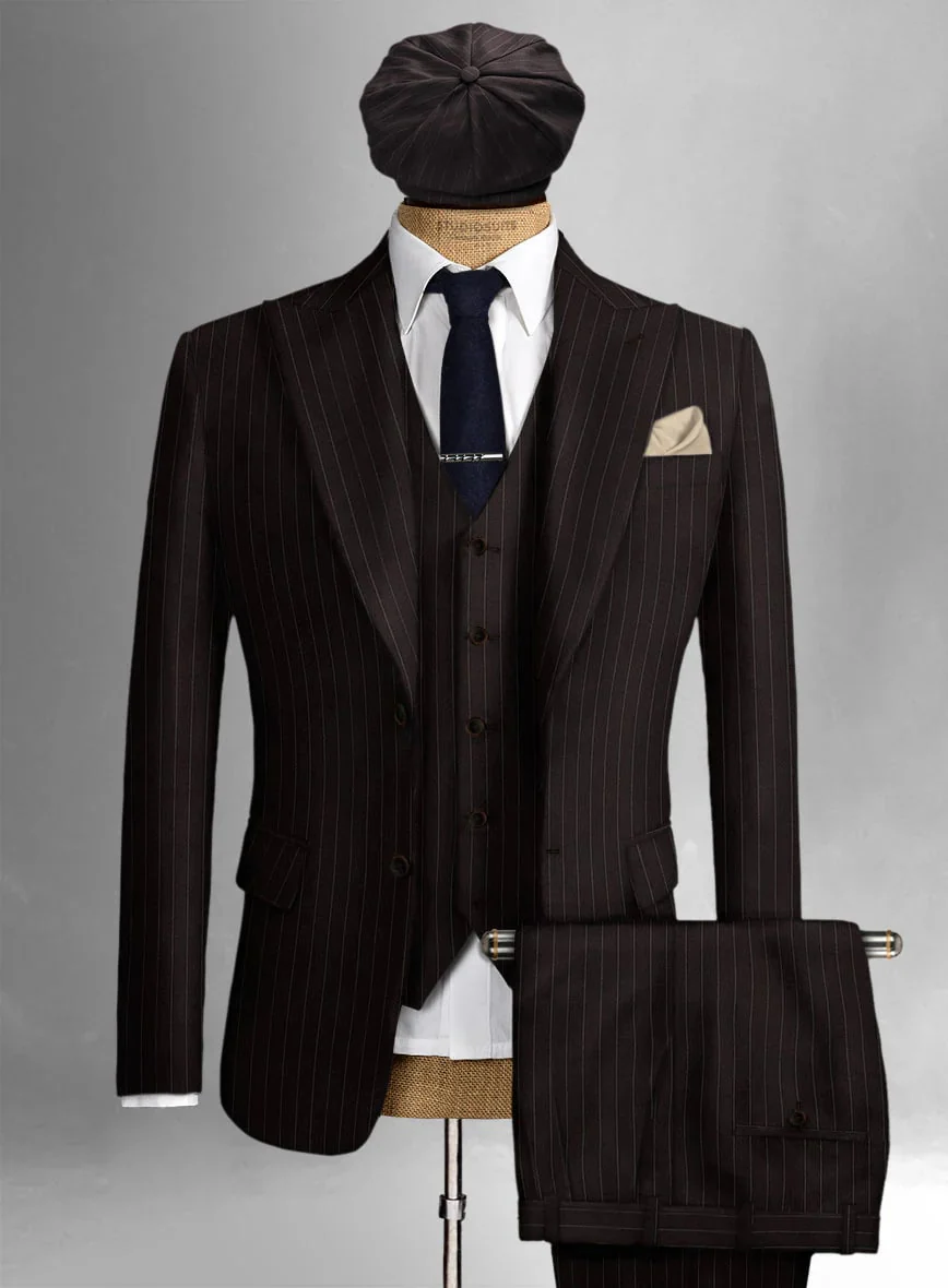 Brand New Quality 1920's English Style Peaky Blinders Style Vested Peaky Blinder Suit - Peaky Blinders Outfit + Overcoat + Hat (Peaky Blinder Custome) - Image 29