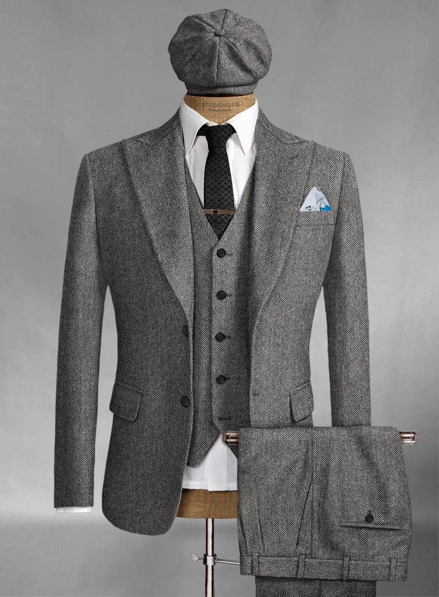Brand New Quality 1920's English Style Peaky Blinders Style Vested Peaky Blinder Suit - Peaky Blinders Outfit + Overcoat + Hat (Peaky Blinder Custome) - Image 72