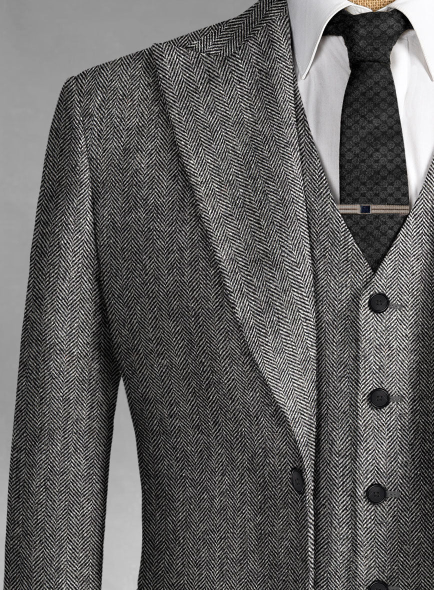 Brand New Quality 1920's English Style Peaky Blinders Style Vested Peaky Blinder Suit - Peaky Blinders Outfit + Overcoat + Hat (Peaky Blinder Custome) - Image 73