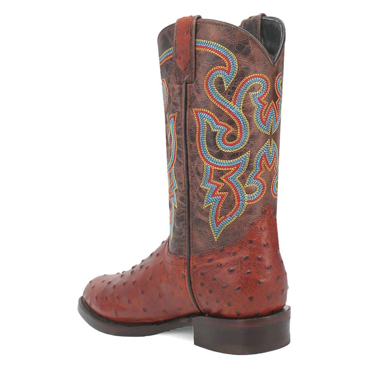 Dingo Brown Lizard Print Leather Boots - Image 7