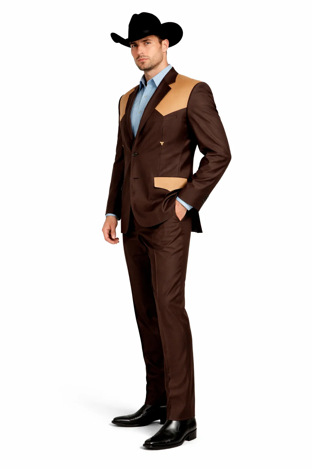 Brown Wedding Suits - Image 3