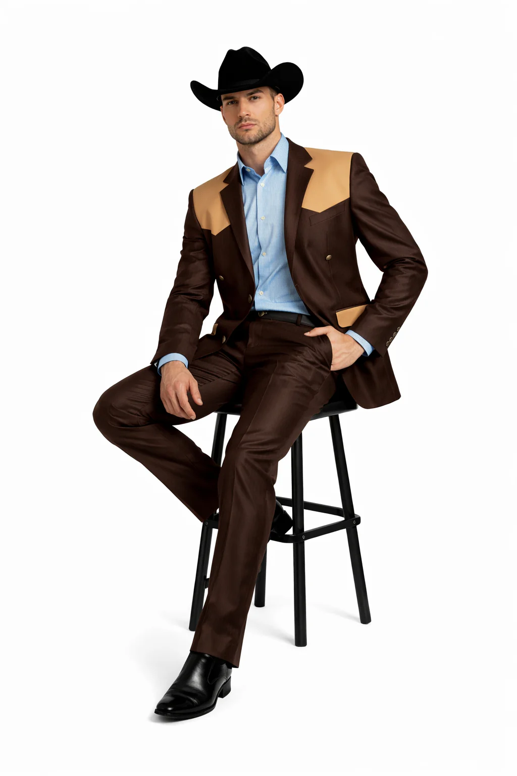 Brown Wedding Suits - Image 4