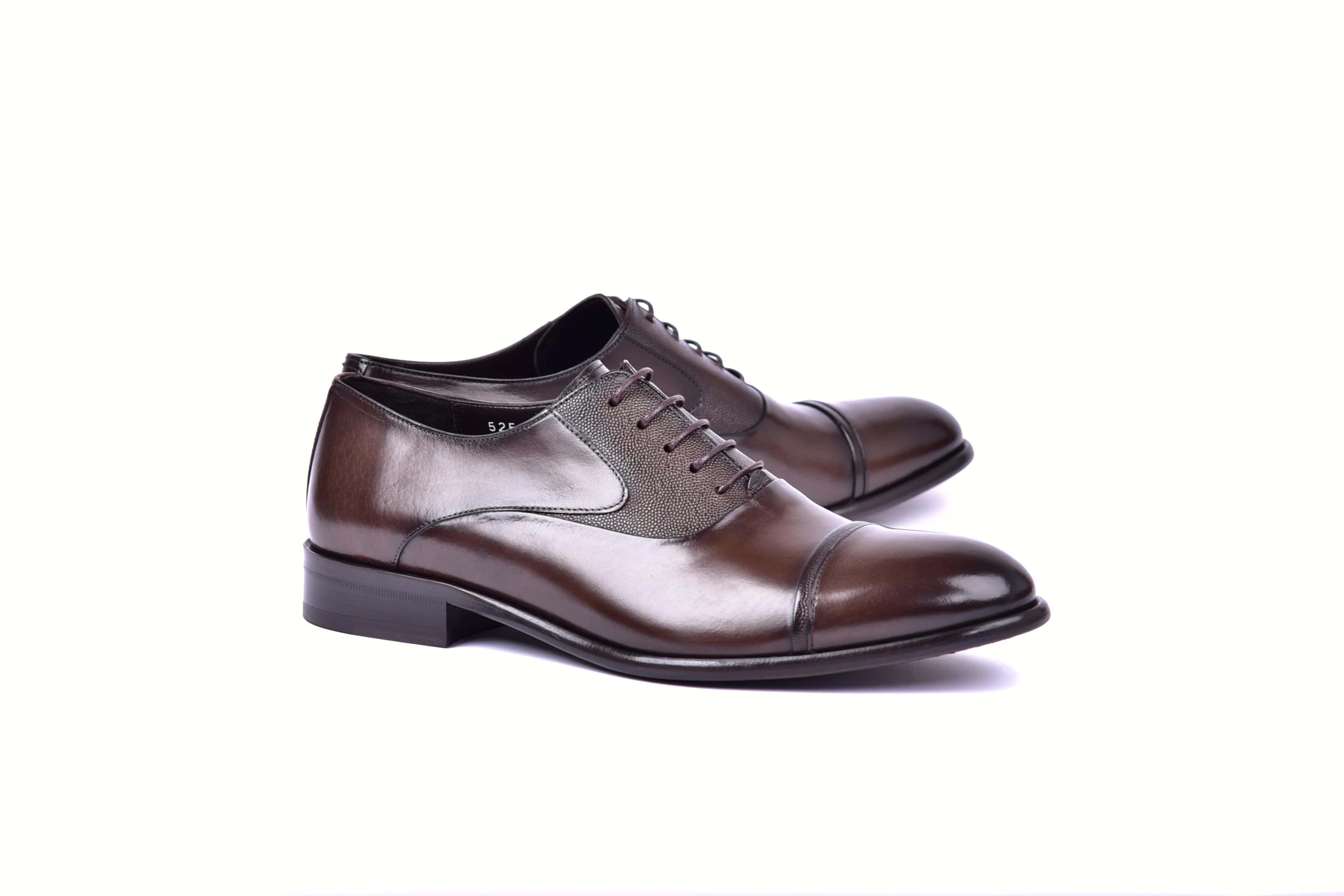 C001201-5256 Cap toe Lace up- Brown