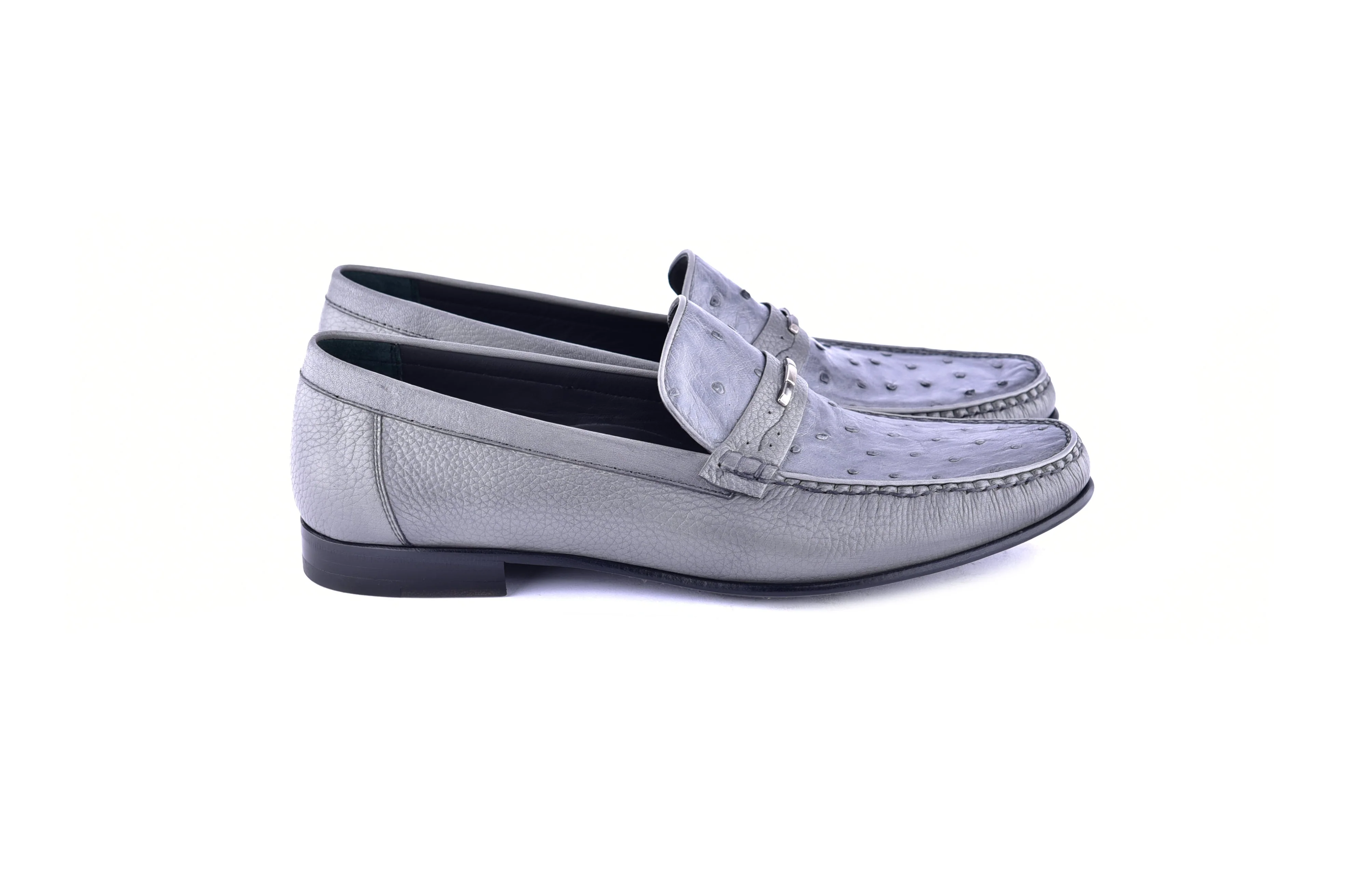 C0014051-3898Ost- Genuine Ostrich- Grey - Image 2