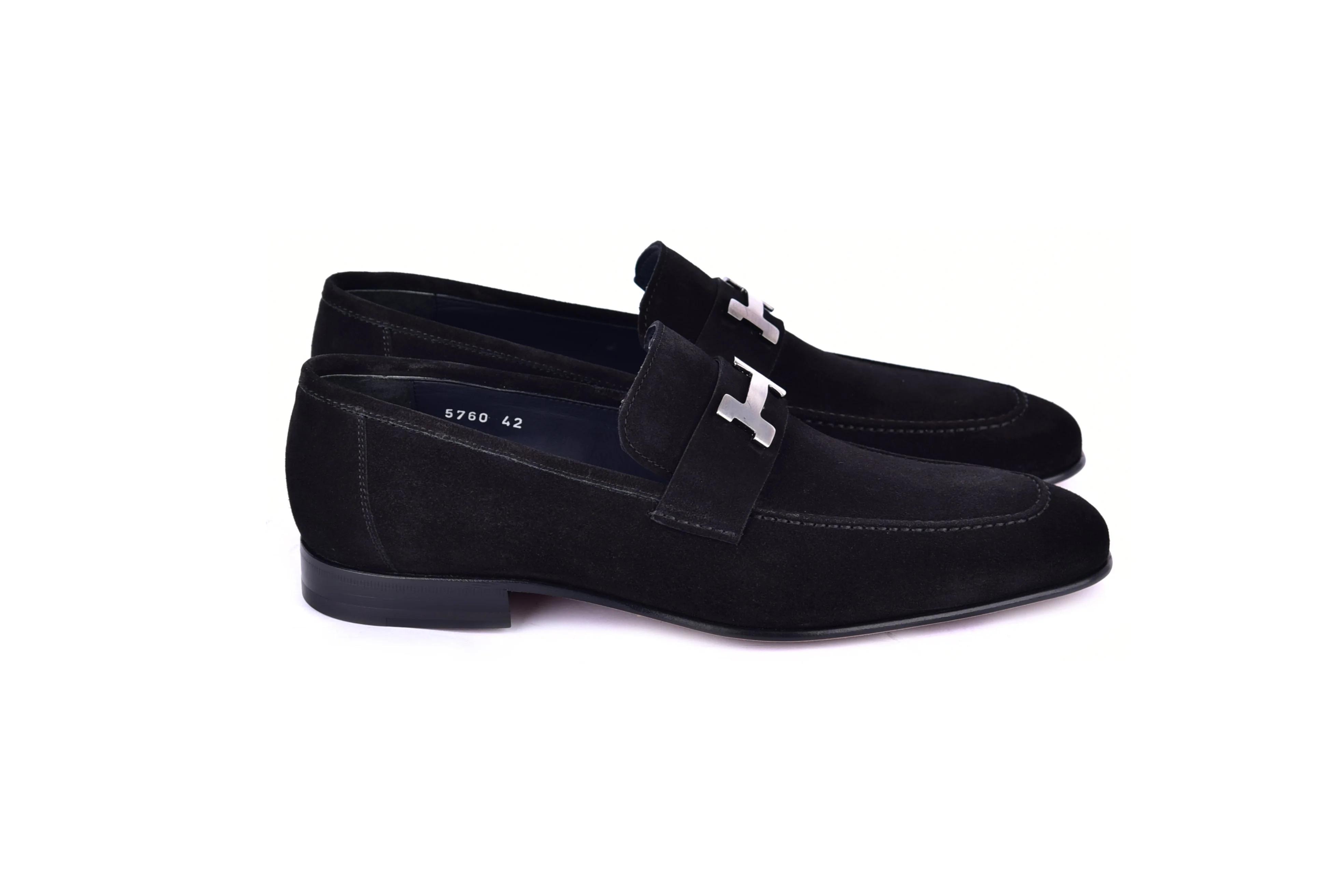C02003-5760S H buckle Suede-Black - Image 2