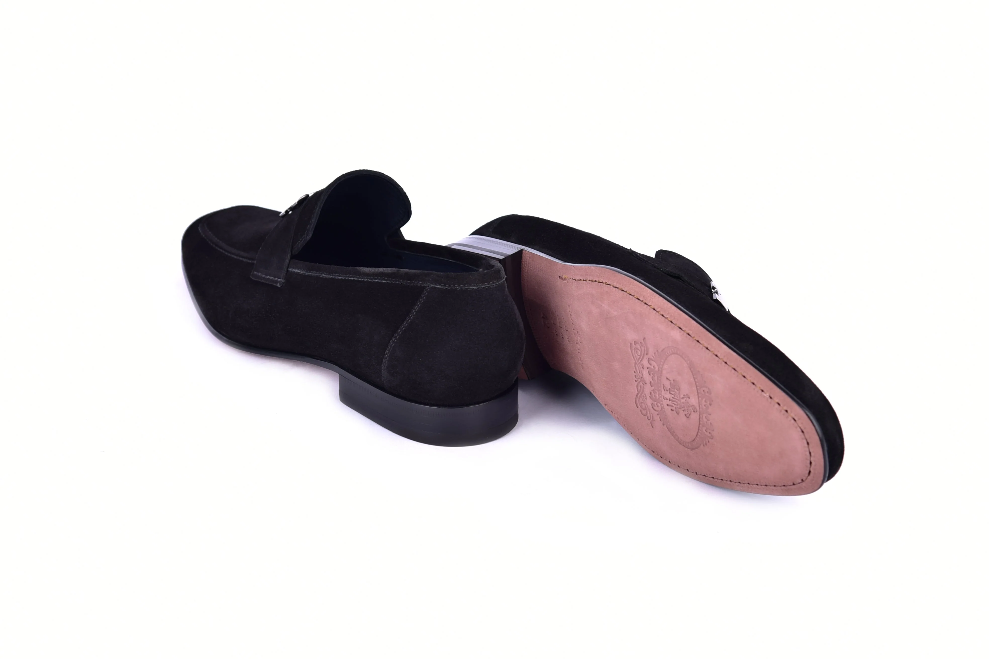 C02003-5760S H buckle Suede-Black - Image 3