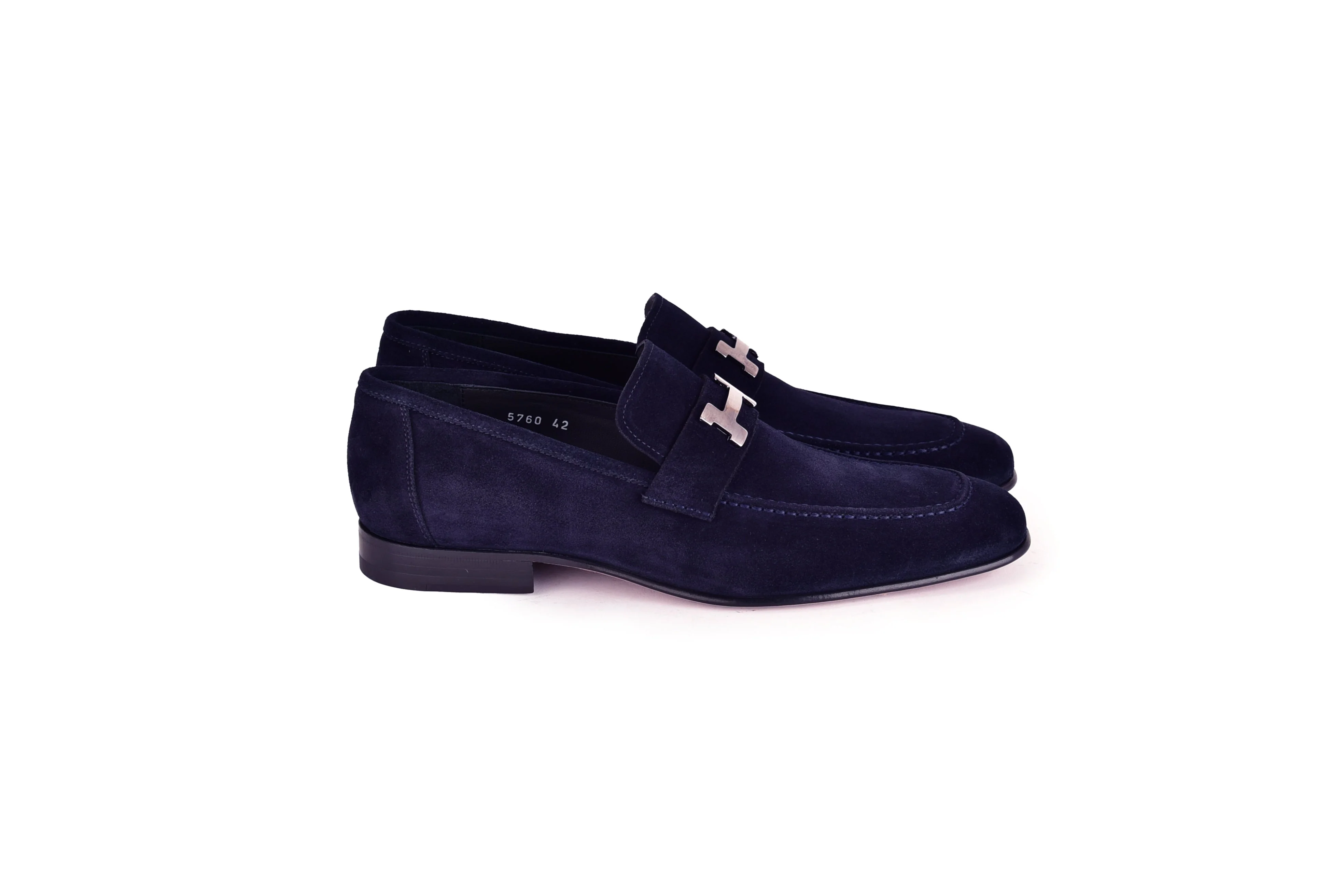 C02005-5760S H buckle Suede-Navy - Image 2