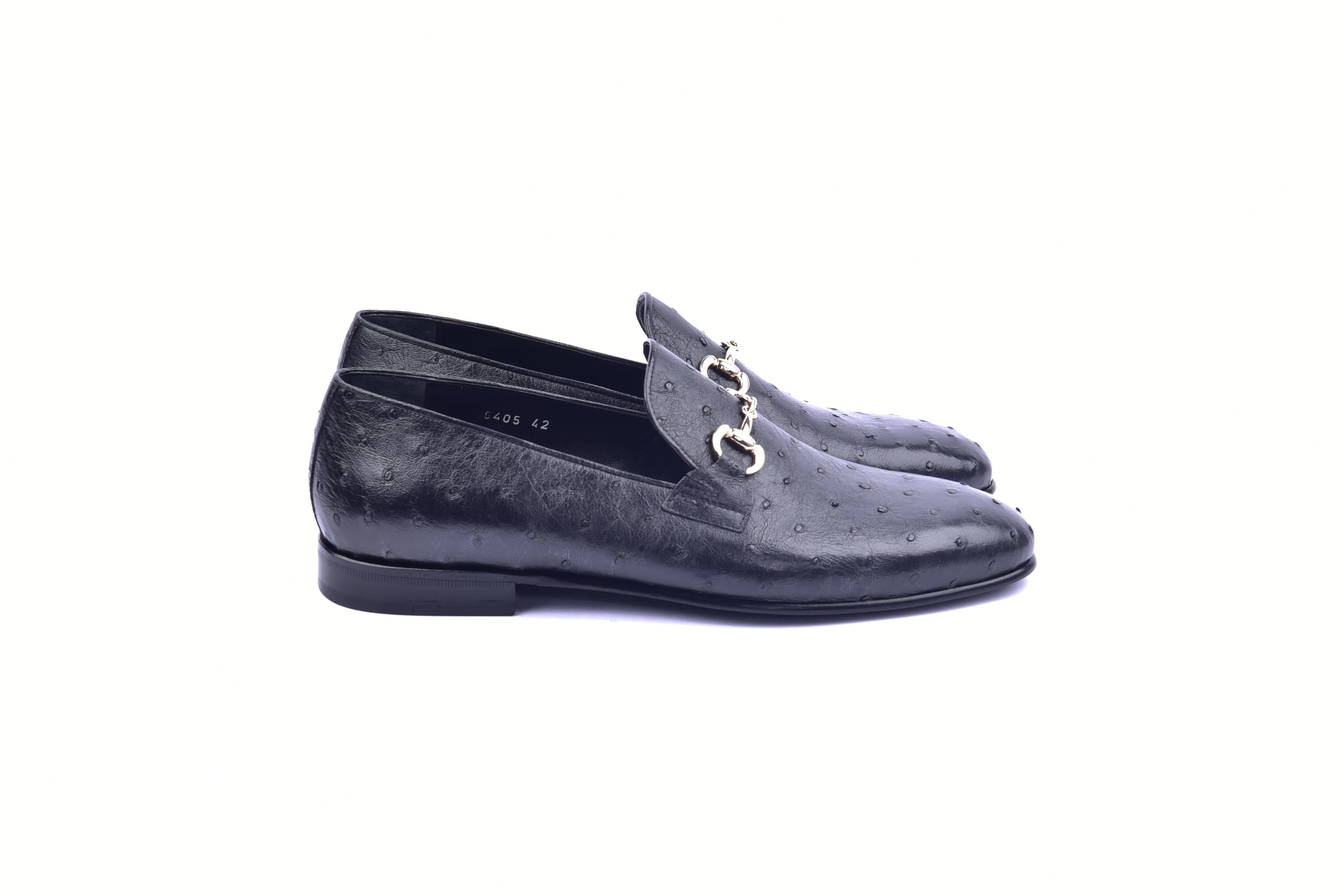 C02201-5405 Genuine Ostrich- Black - Image 2