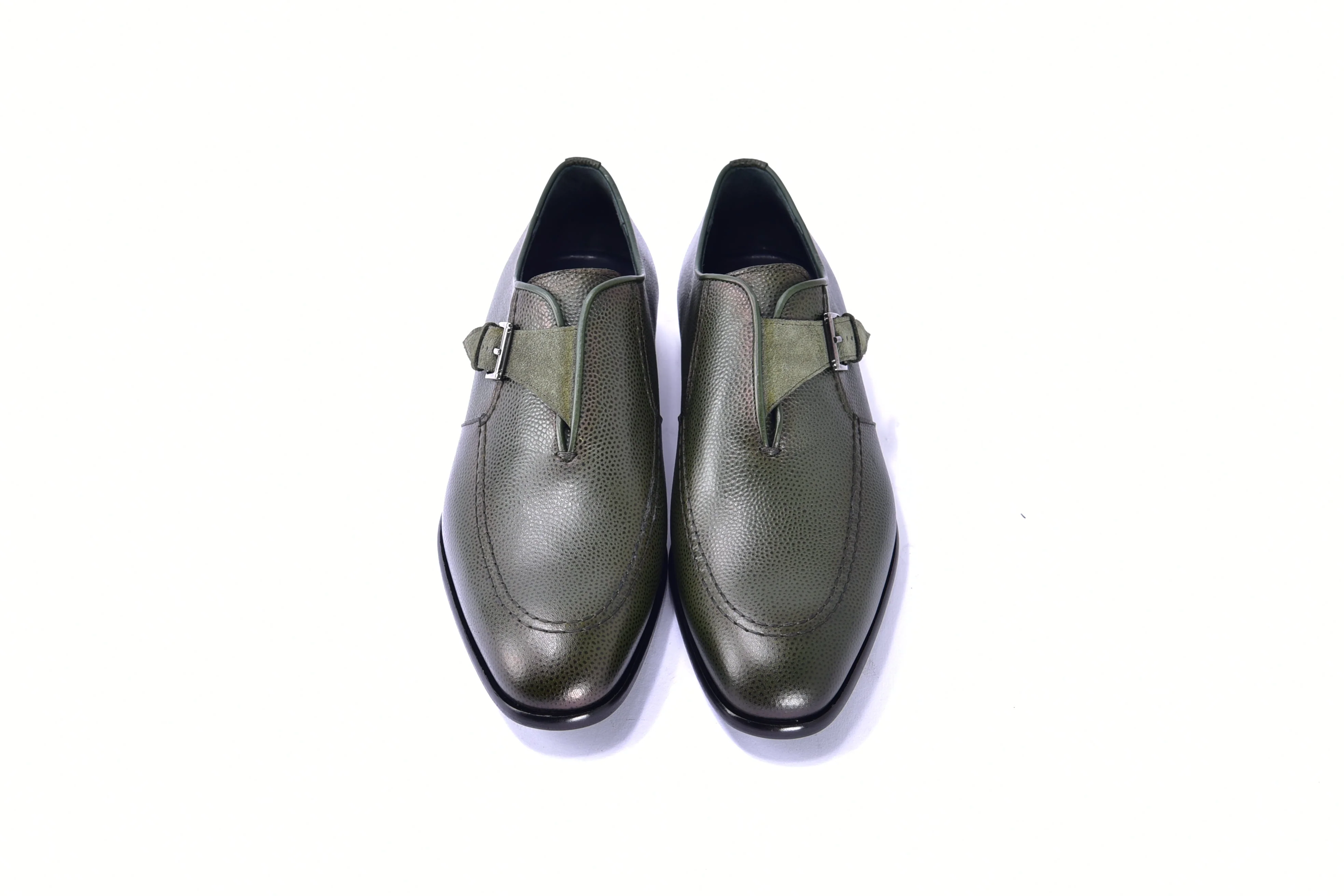 C052-6471 Monk strap-Green - Image 4