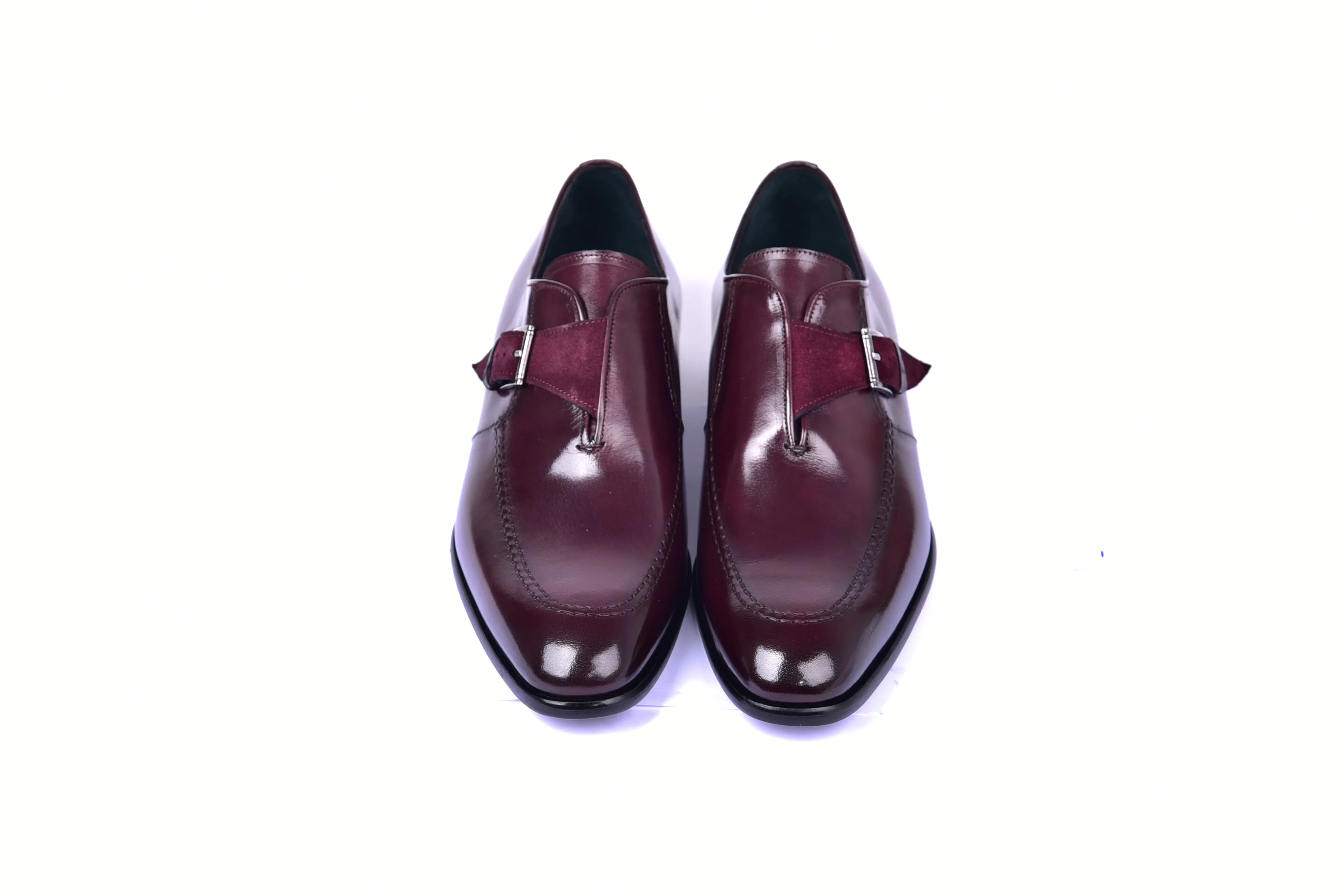 C053-6471 Monk strap-Burgundy - Image 4