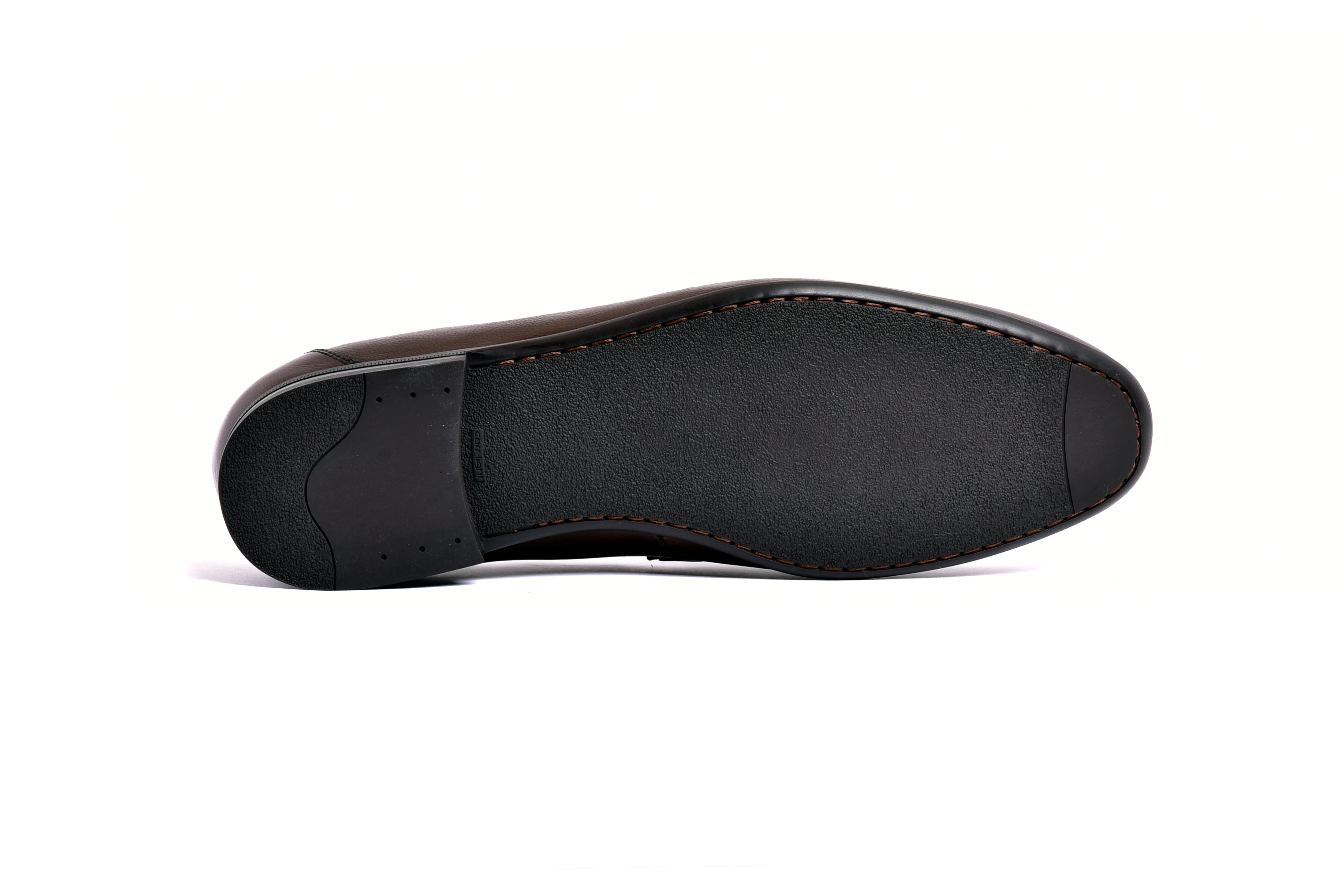 C161-5532 Deer skin Loafer- Brown - Image 5