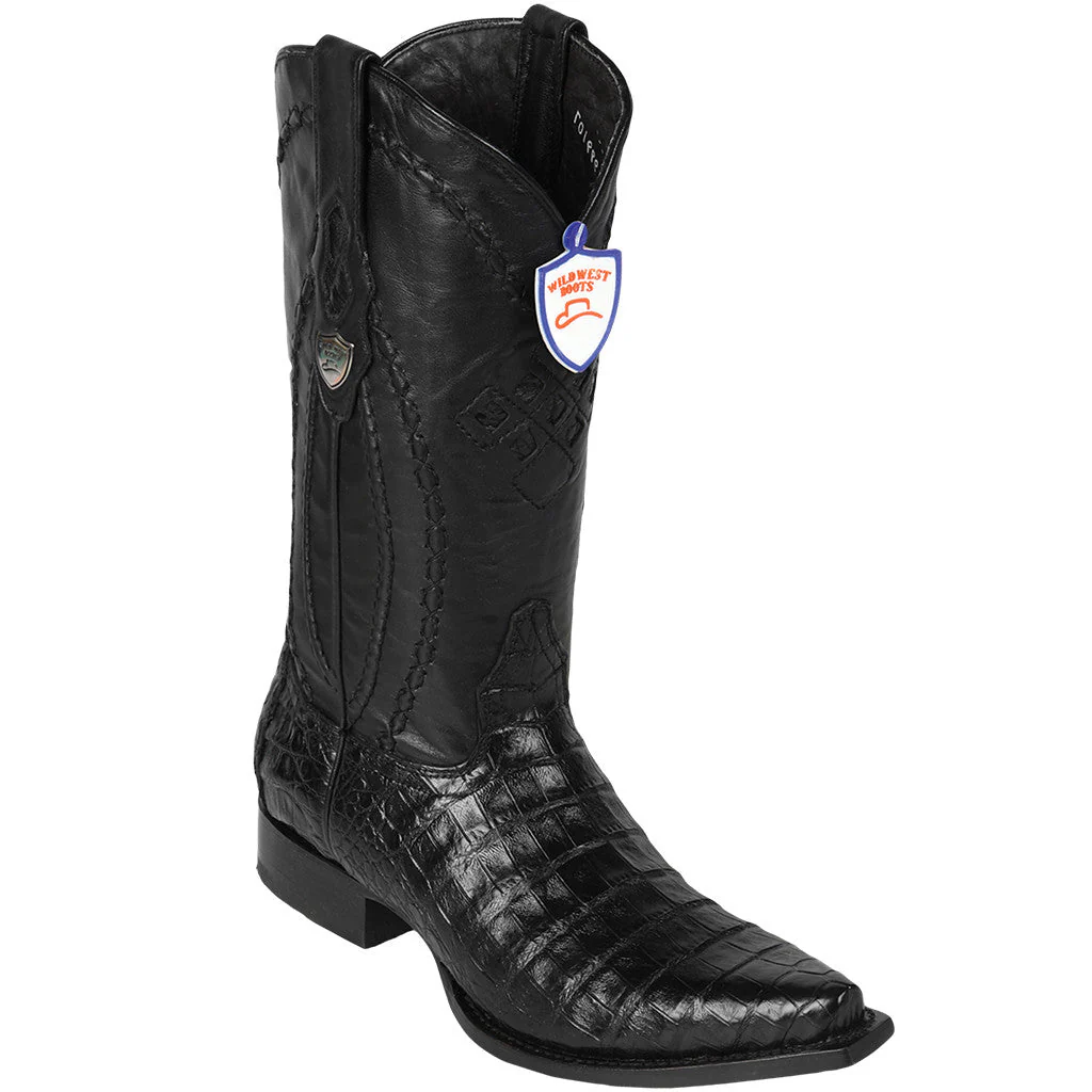 Snip Toe Caiman Belly Boots - Image 2