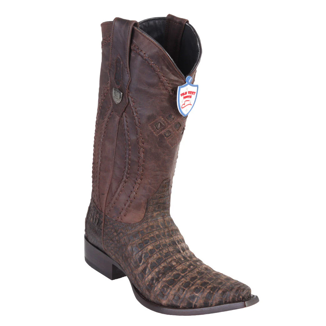Snip Toe Caiman Belly Boots - Image 3