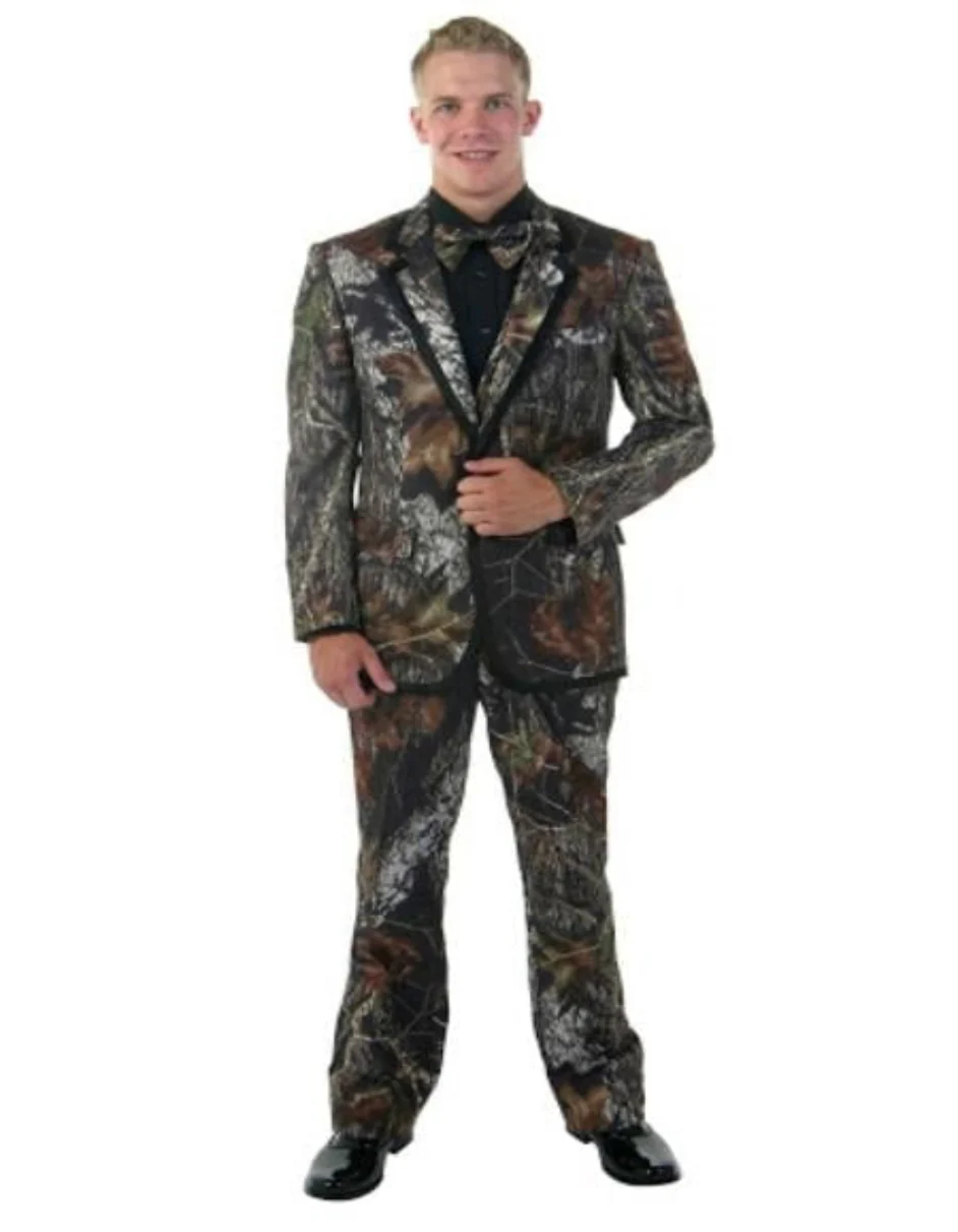 Camo Tuxedo - Black Camouflage Tuxedo - Camo Wedding Suit