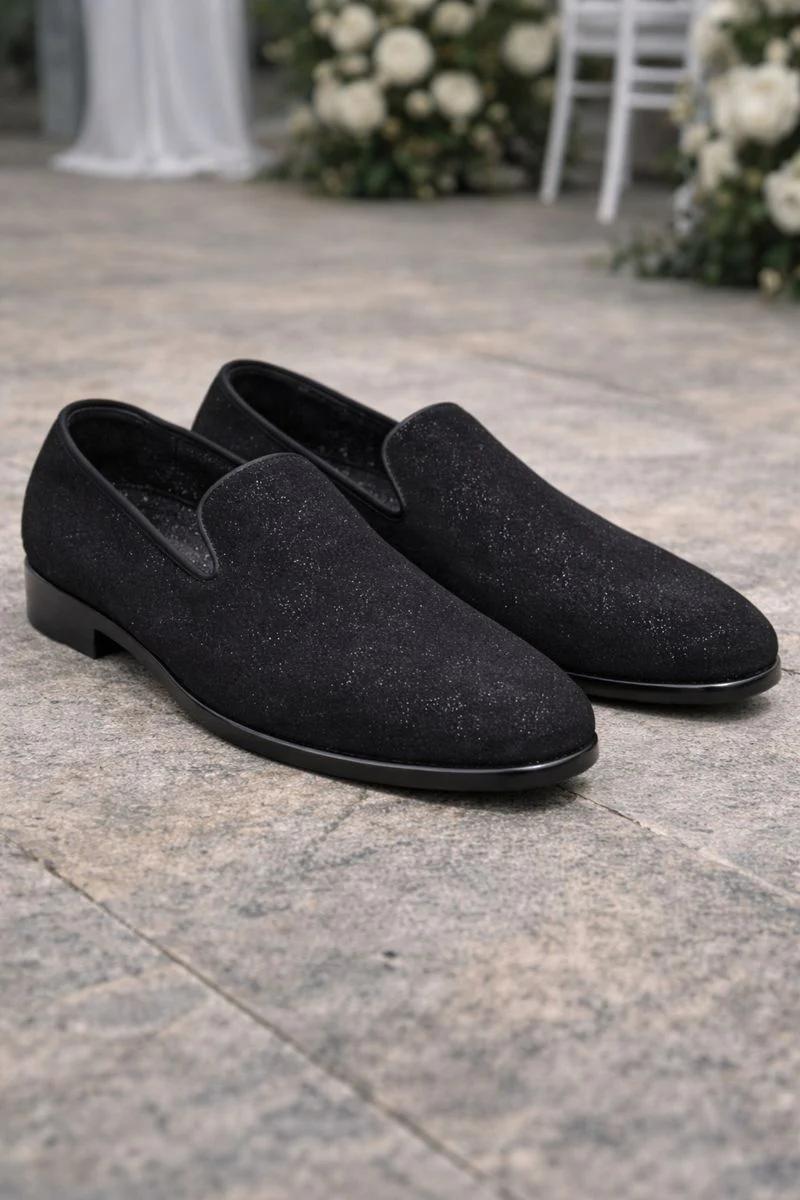 "Cash" Black Couture 1910 Tuxedo Shoes - Image 7
