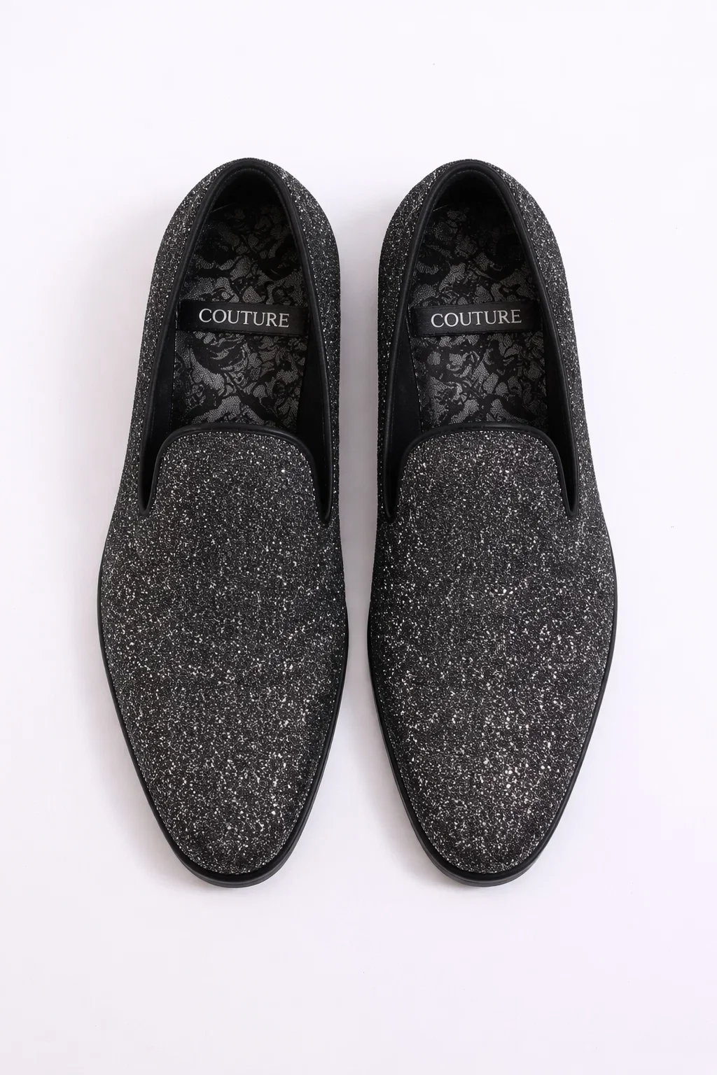 "Cash" Charcoal Couture 1910 Tuxedo Shoes - Image 6