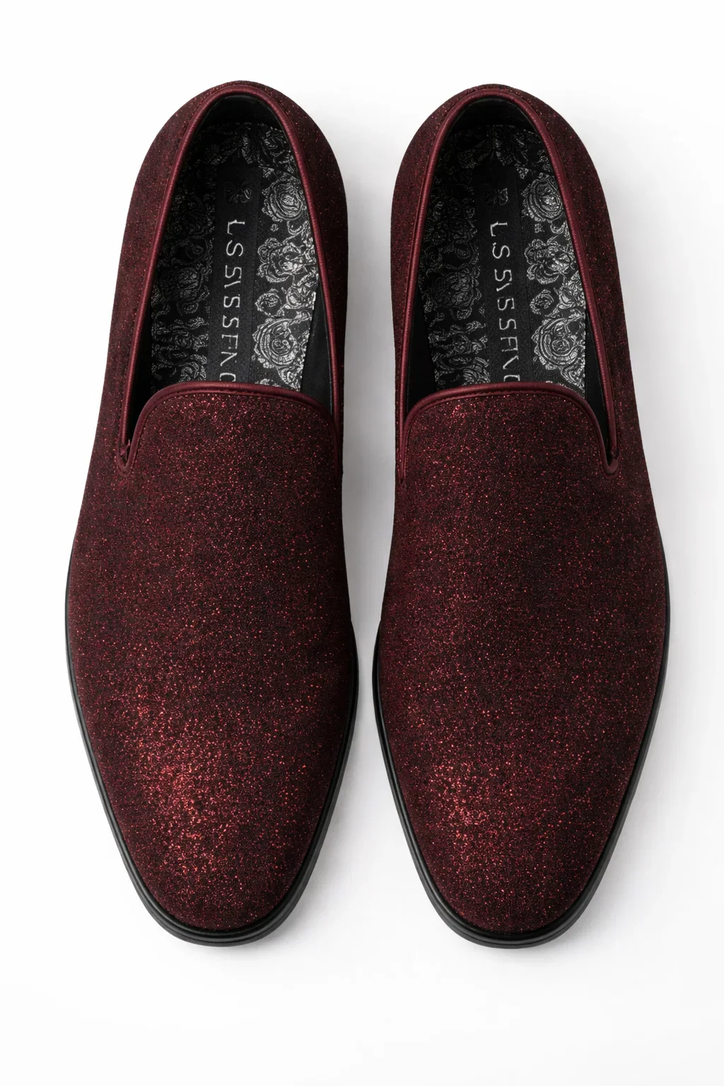 "Cash" Red Couture 1910 Tuxedo Shoes - Image 6