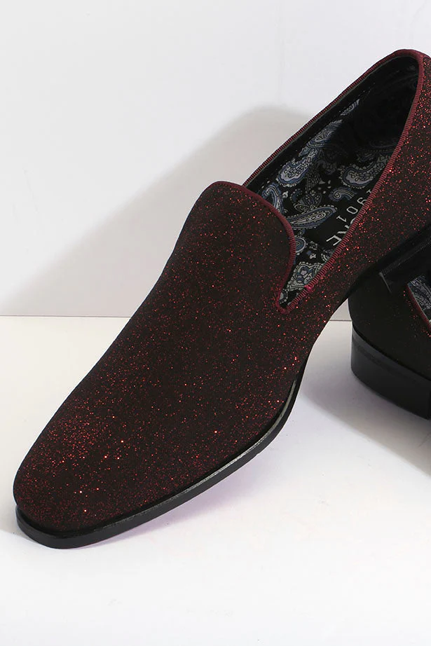 "Cash" Red Couture 1910 Tuxedo Shoes - Image 9