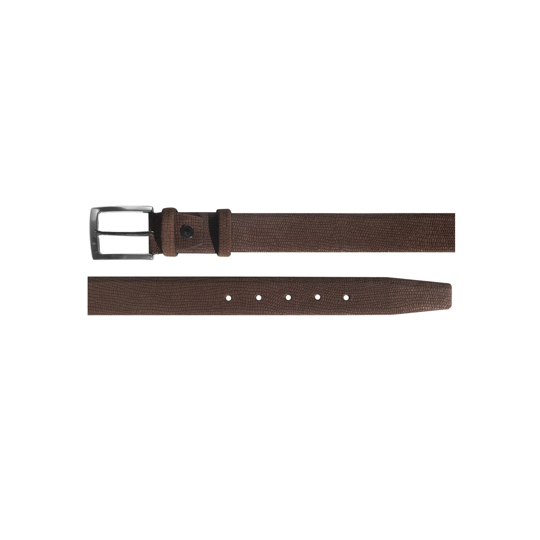 CBelt -1547 Design Suede Belt - Brown Suede - Image 2