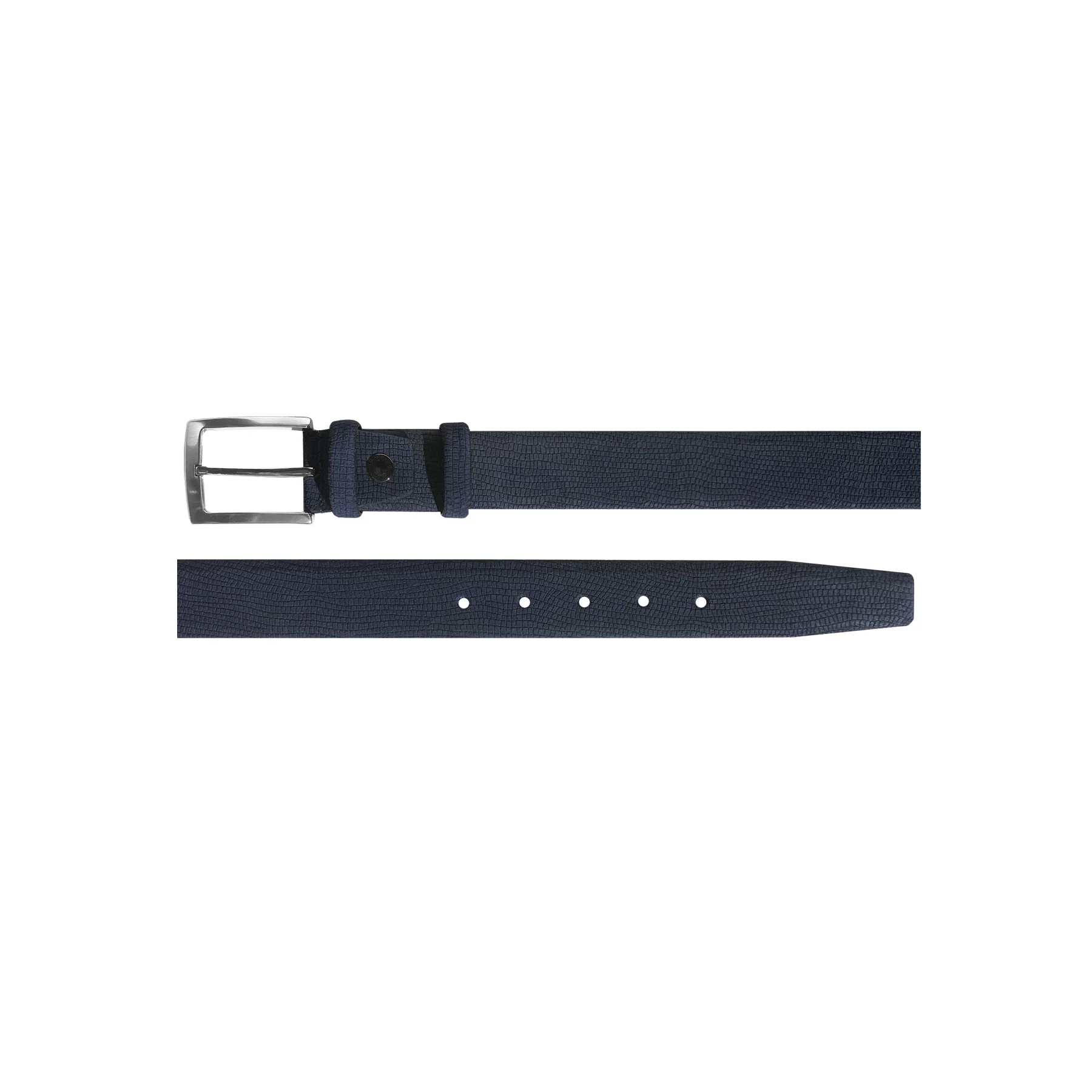 CBelt -1547 Design Suede Belt - Navy Suede - Image 3