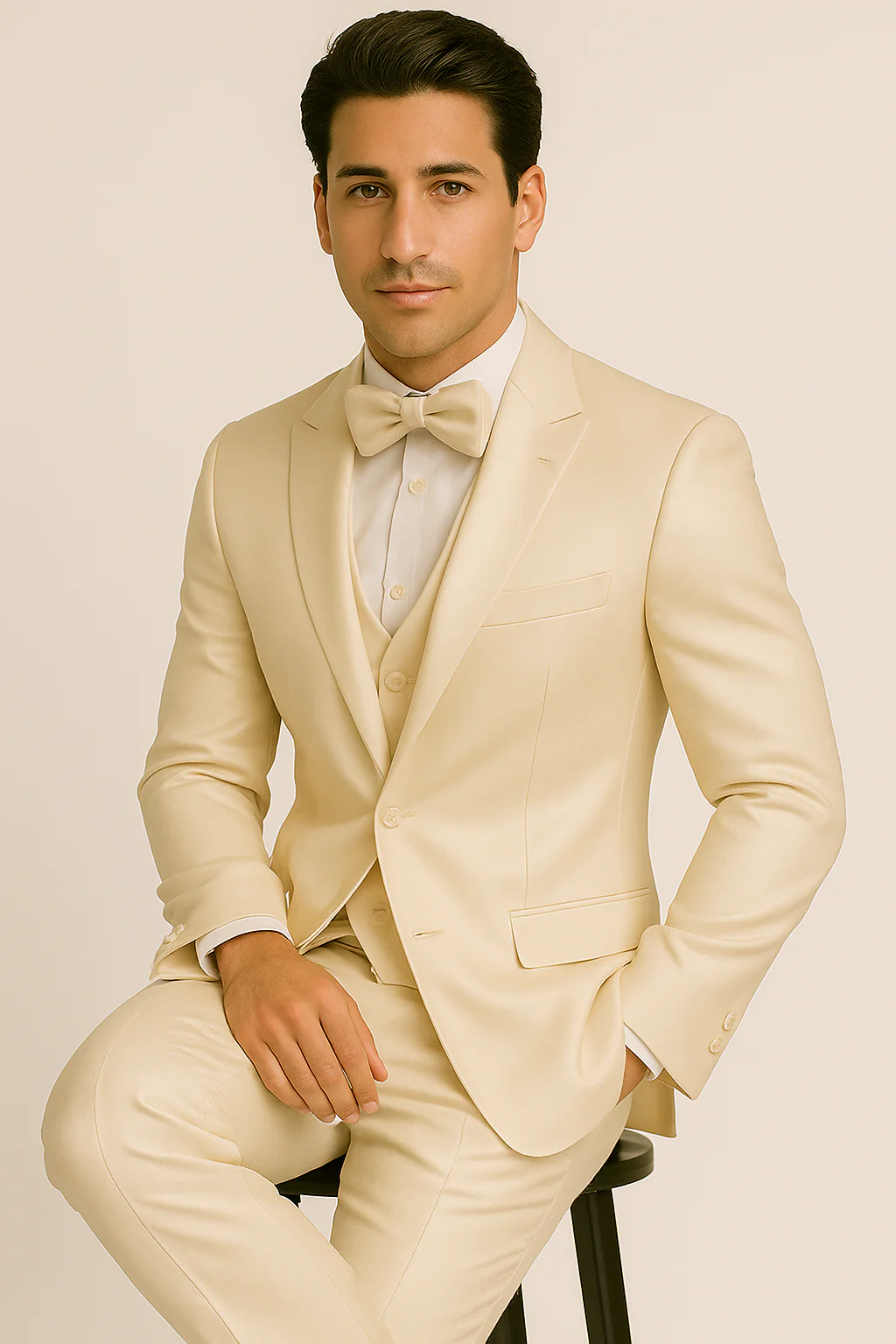 Champagne -4pc-prom-wedding-tux - Image 4
