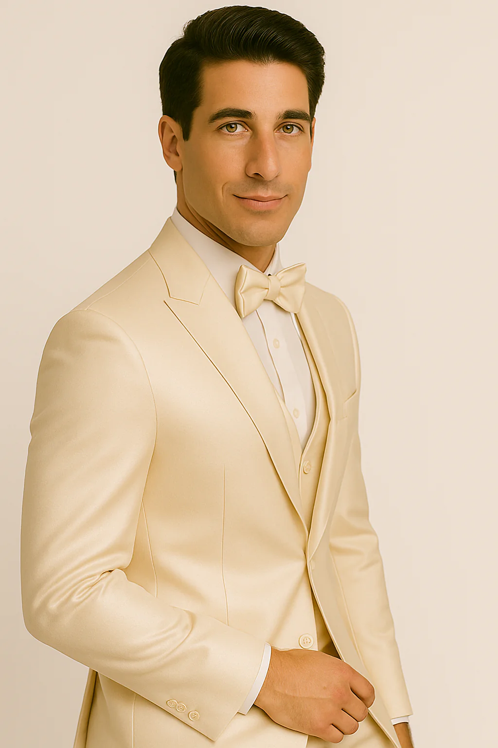 Champagne -4pc-prom-wedding-tux - Image 5