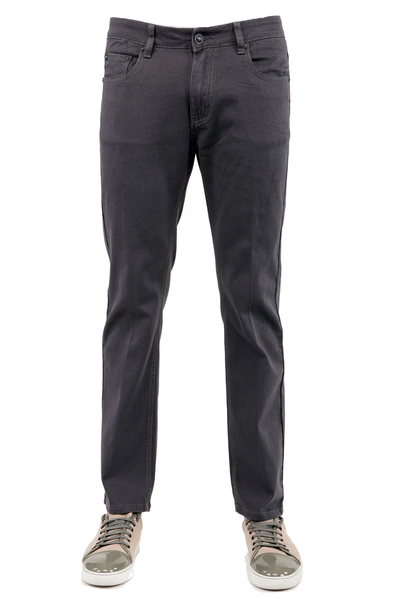 Slim Fit Jean in Charcoal - Image 2