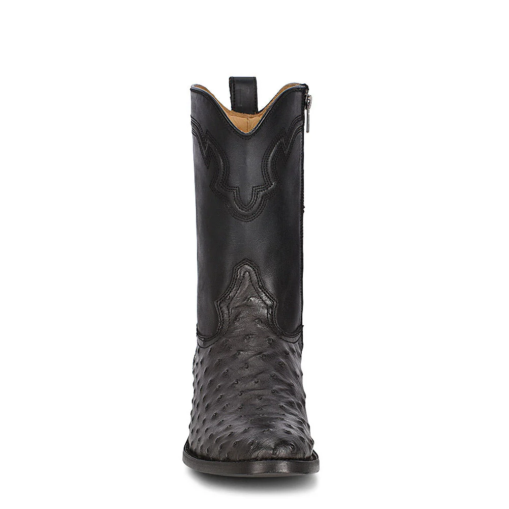 Corral Men's Grey Ostrich J-Toe Cowboy Boot - Image 4